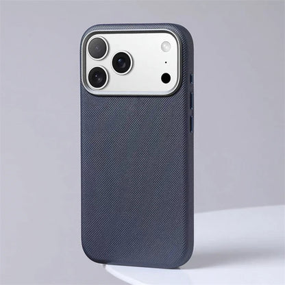 Luxury Diamond Leather MagSafe Case for iPhone 17 Pro Max with Metal Lens Frame