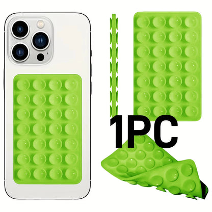 Double-Sided Silicone Suction Phone Holder – Hands-Free Universal Mount