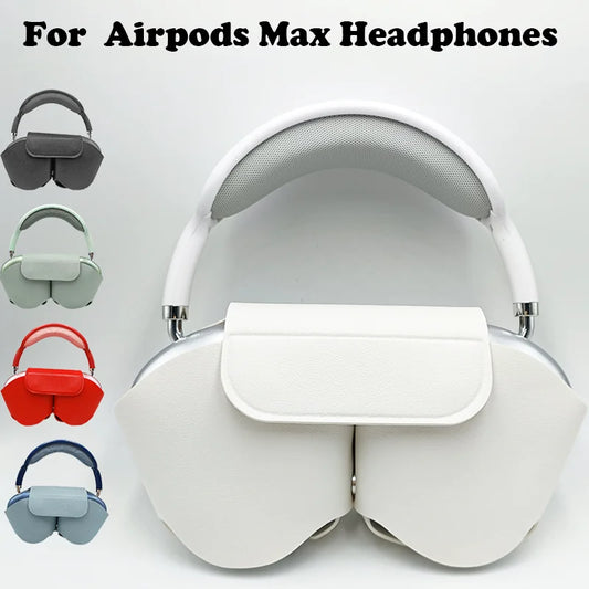 Soft Leather Protective Cover for AirPods Max Earphones Scratch & Fall Resistant