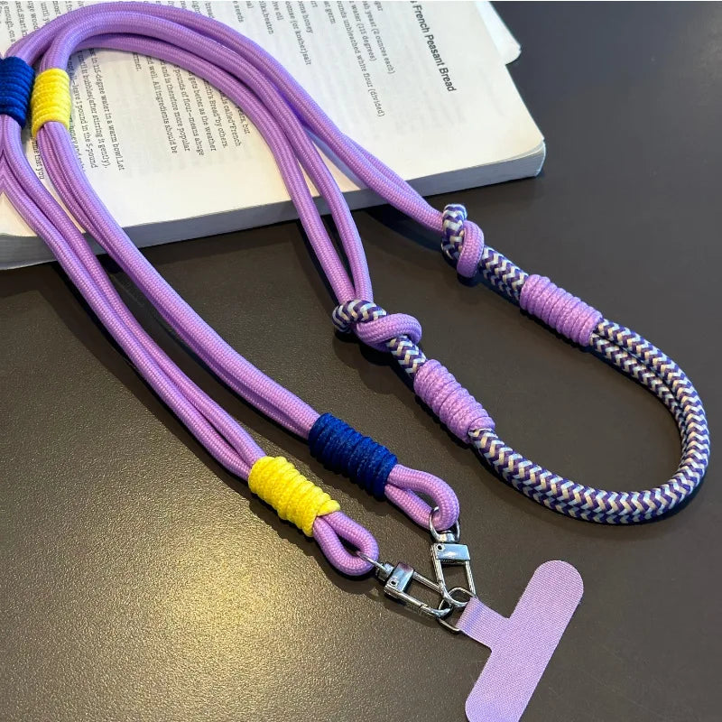 Fashion Knotted Phone Lanyard | Long Crossbody Universal Strap for Cases & Bags