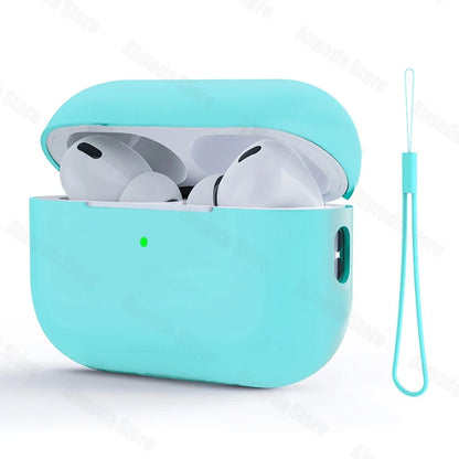Liquid Silicone Case for AirPods Pro 2/3 – Soft Protective Earphone Cover