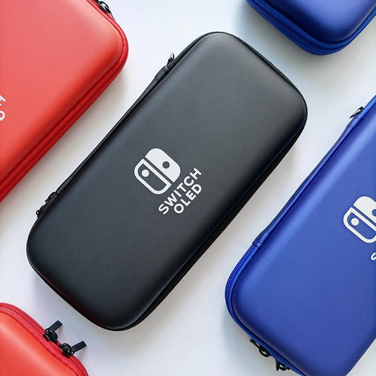 6-in-1 Switch OLED Carry Case with Screen Protector & Thumb Grip Covers