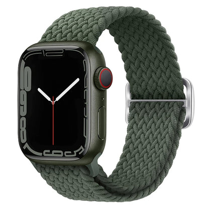 Elastic Braided Strap for Apple Watch Ultra 49mm and Series 9–SE, 45–38mm