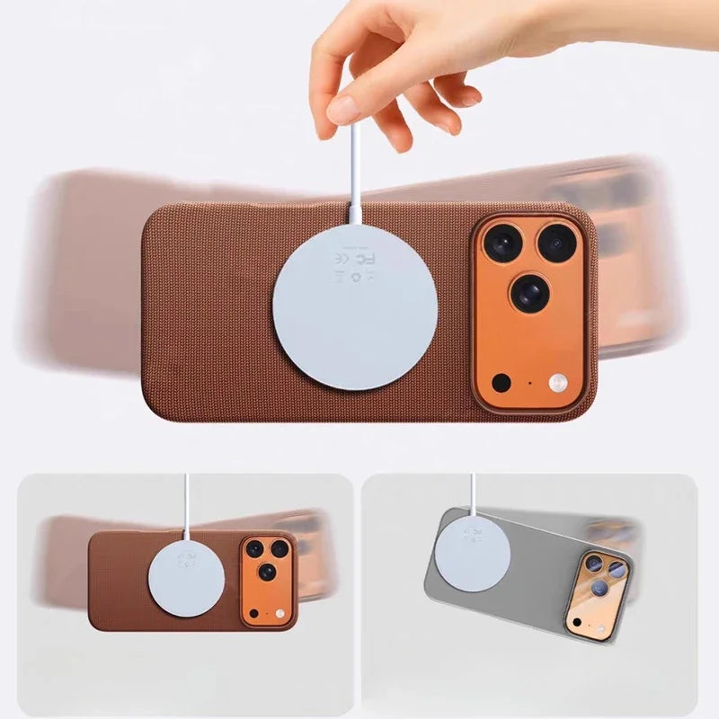 MagSafe Strong Magnetic Case for iPhone 17 Pro Max Wireless Charging Shockproof