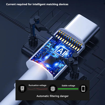 PD 100W/60W USB-C to USB-C Fast Charging Cable | Data Line for Laptop & Phone