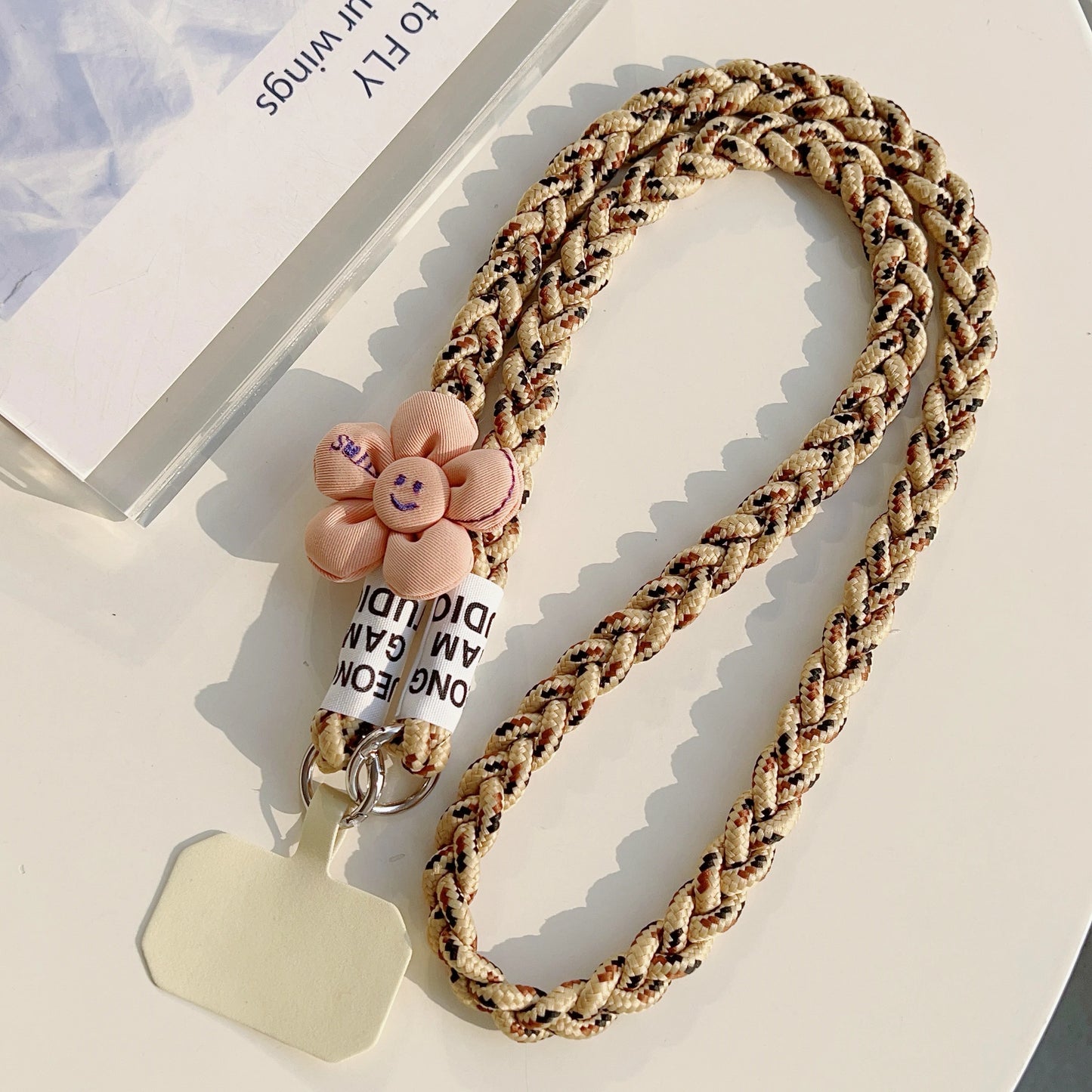 Outdoor Mountaineering Woven Phone Lanyard Women’s Belt Anti-Loss Neck Strap