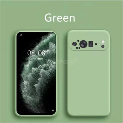 Liquid Silicone Case for Google Pixel 9 Pro/8/7/6A Soft Protective Cover