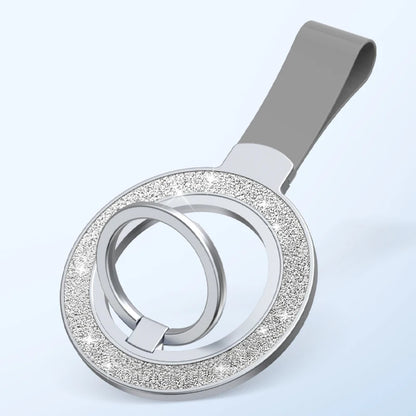 Glitter MagSafe Phone Holder for iPhone 12–16 – Ring & Stand Mount