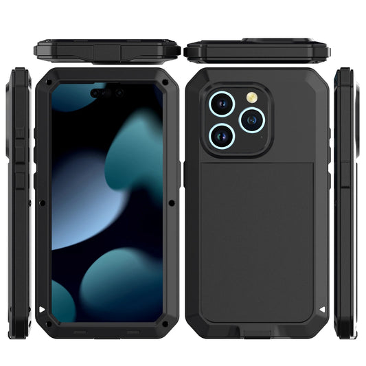 Heavy Duty Metal 360° Shockproof Case for iPhone 16 15 14 13 12 11 X