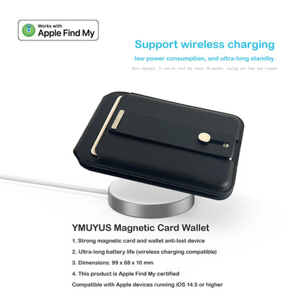 MagSafe Wallet with Find My, 3000g Magnet Strength and Adjustable Stand