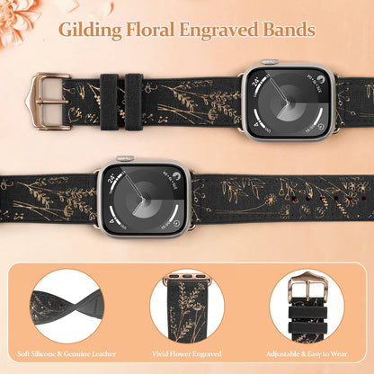 Silicone Strap for Apple Watch 49/45/44/41/40mm – iWatch Band Series 9–3 SE