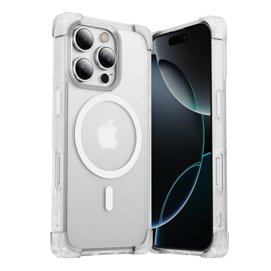 MagSafe Wireless Charging Matte Armor Case for iPhone 16–11 Pro Max