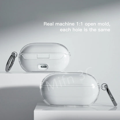 Transparent Protective Case with Keyring for Beats Solo Buds Earbuds 2024