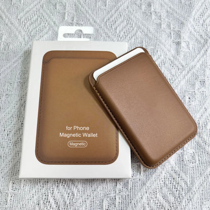 MagSafe Leather Wallet Case for iPhone 17 16 15 14 13 12 Pro Max Plus w/ Box