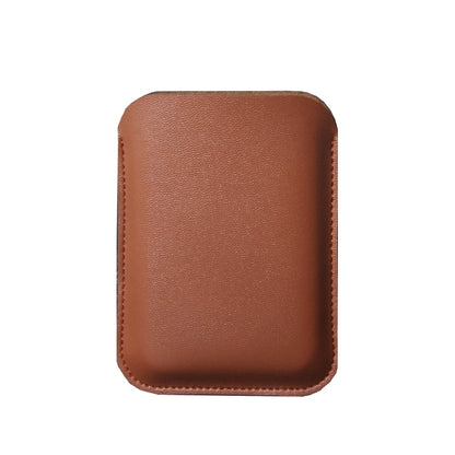 Leather Power Bank Pouch Case for iPhone 13 MagSafe External Battery Cover