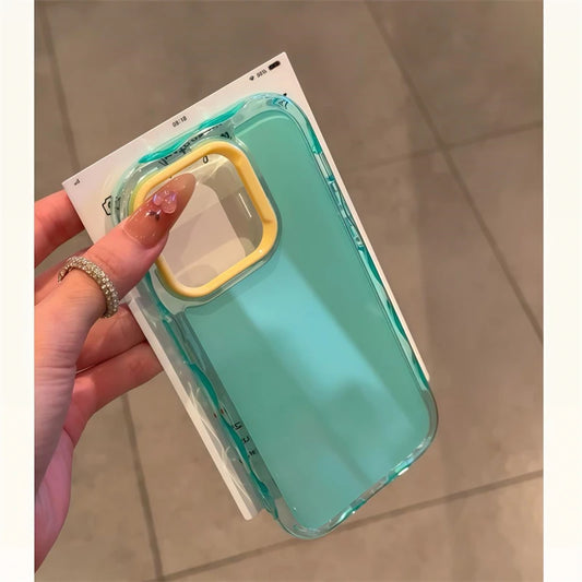 Luxury Jelly Candy Shockproof Case for iPhone 13–11 Plus Pro Max
