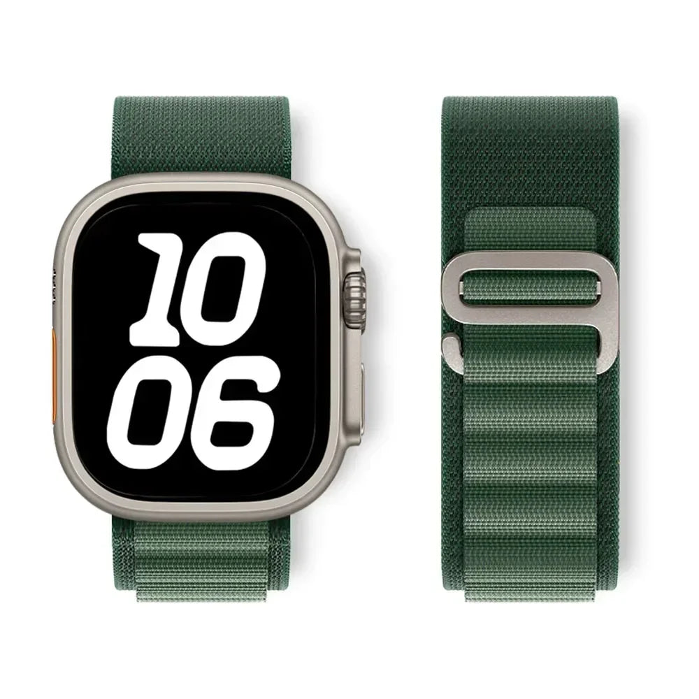 Alpine Nylon Strap for Apple Watch Ultra 2 Series 10–3 in 49–38mm Sizes