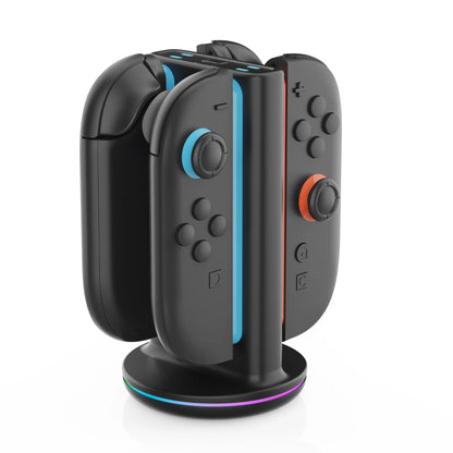 PG-SW2051 Charger Dock for Switch 2 – 4-Slot Fast Charging with RGB Lights