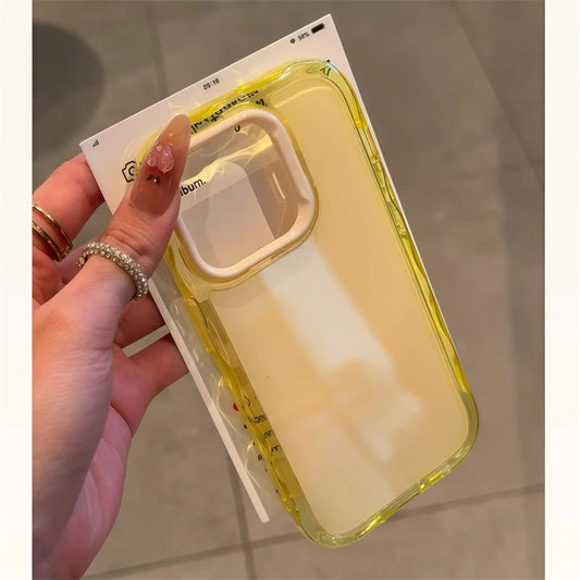 Luxury Jelly Candy Shockproof Case for iPhone 16–14 Plus Pro Max