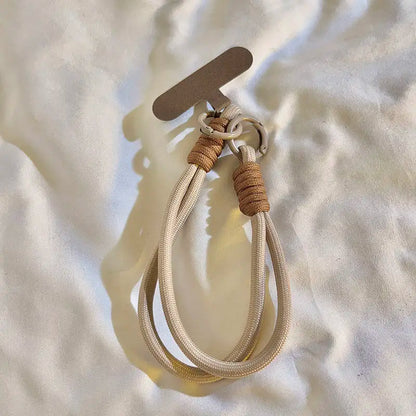 Cute Pastel Wrist Strap Lanyard for Phone – Macaron Color Charm Chain