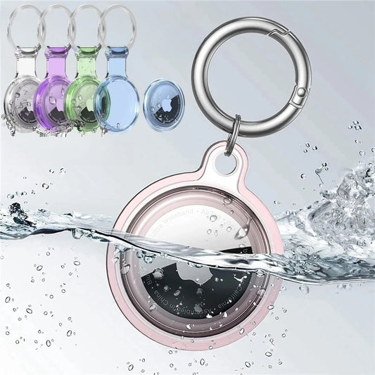 Waterproof Soft Keychain Holder Case for Apple AirTag – Anti-Lost Pet Cover