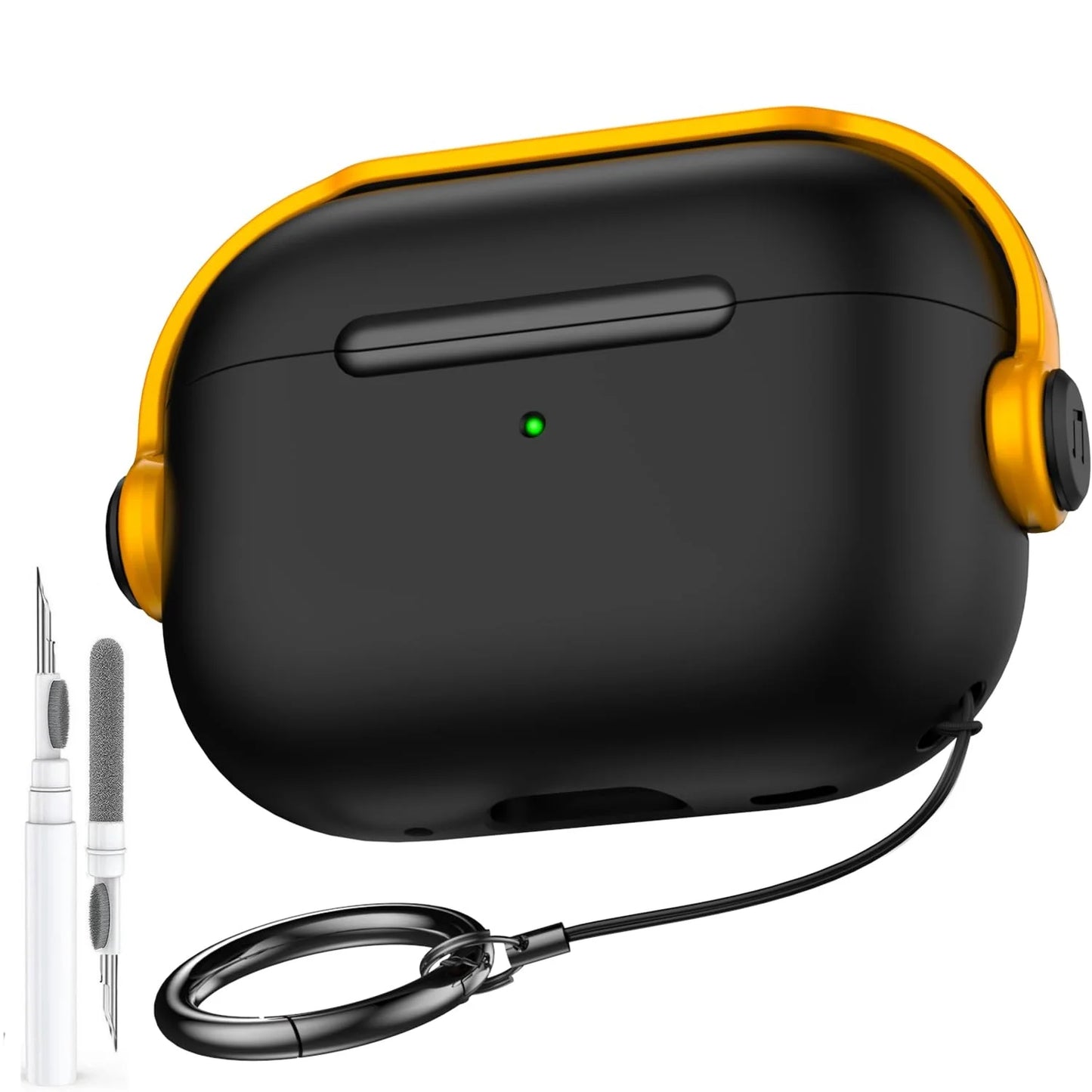 AirPods Pro 3 Case – Cute Music Design with Keychain & Cleaning Kit Included