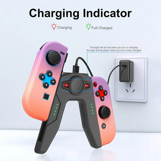 Joy-Con Charging Dock with LED Indicator for Nintendo Switch Controllers
