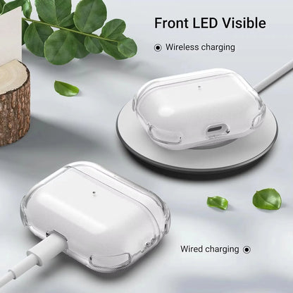 Clear TPU Case for AirPods Pro 3 with Lanyard, Keychain & Cleaning Kit