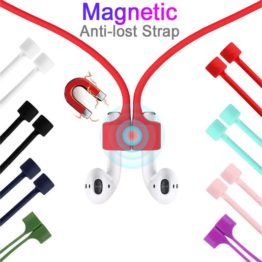 Magnetic Anti-Lost Silicone Strap for AirPods Pro 2 & Galaxy Buds 3
