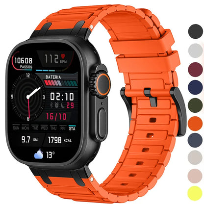 Silicone Strap for Apple Watch Ultra 3/2 49mm Series 11–1 SE Sport Band