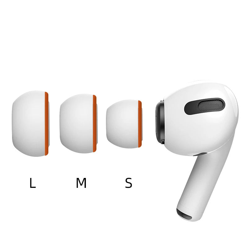 Memory Foam Ear Tips for AirPods Pro | Soft Silicone Replacement Earpads