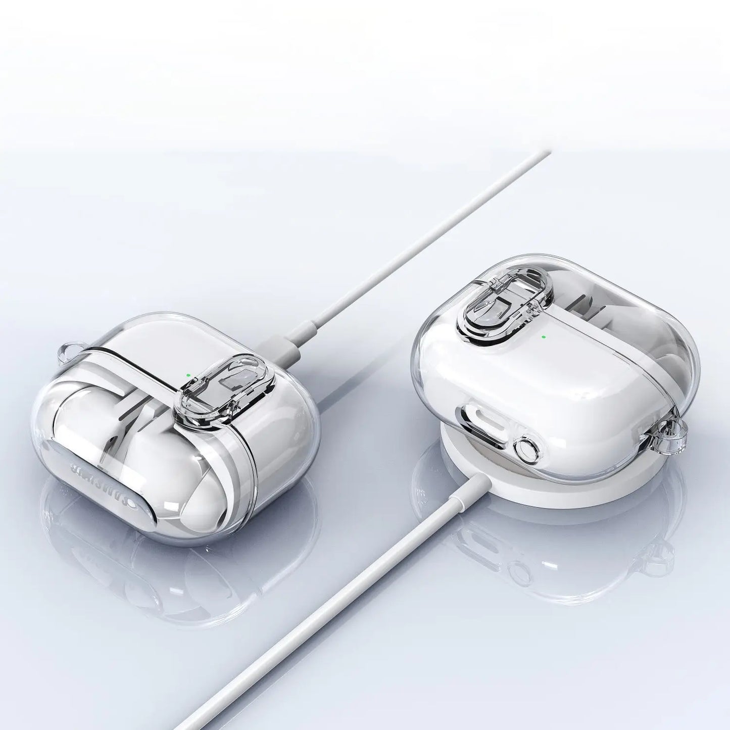 Transparent Secure Lock Case for Samsung Galaxy Buds 3 Pro