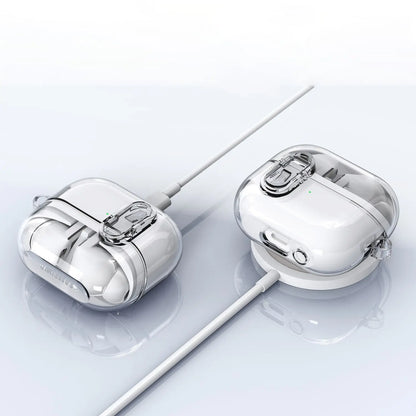 Transparent Secure Lock Case for Samsung Galaxy Buds 3 Pro