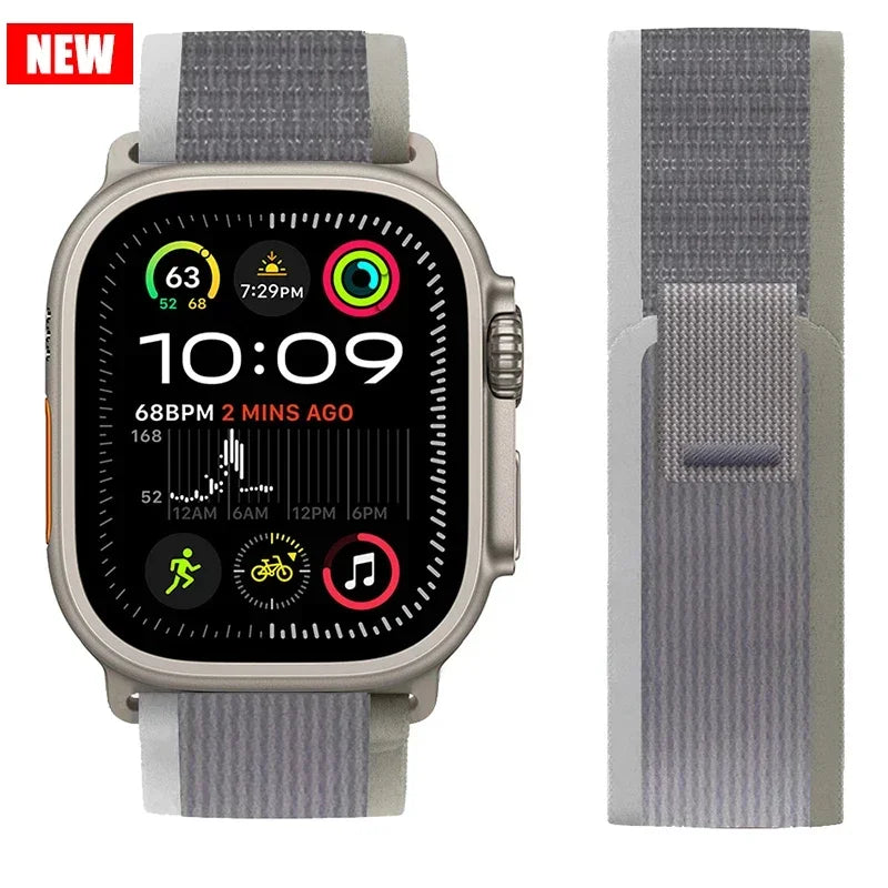 Trail Loop Band for Apple Watch Ultra 2 49mm Series 10 9 8 7 6 SE Sport