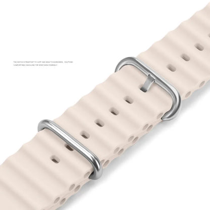 Ocean Silicone Sport Band for Apple Watch 3–Ultra 2, 40–49mm Series 10–4 Adjustable Strap