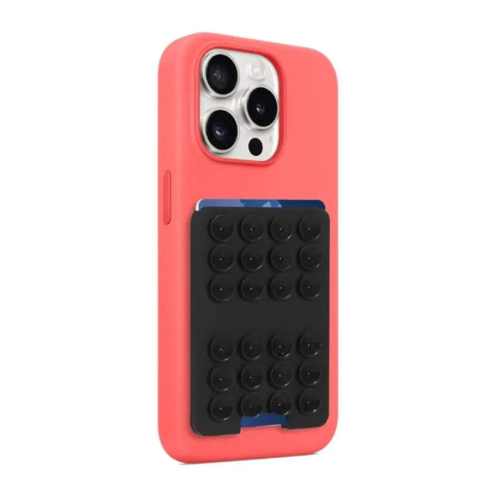 2-in-1 Silicone Phone Card Holder & Suction Mount | Strong Adhesive Wallet