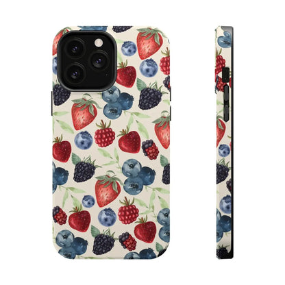 Rural Blueberry Luxury Case for iPhone 17 16 15 14 13 12 11 Pro Max Plus