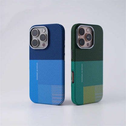 Carbon Fiber MagSafe Case for iPhone 17 Pro 16 15 14 Pro Max Alloy Lens Cover