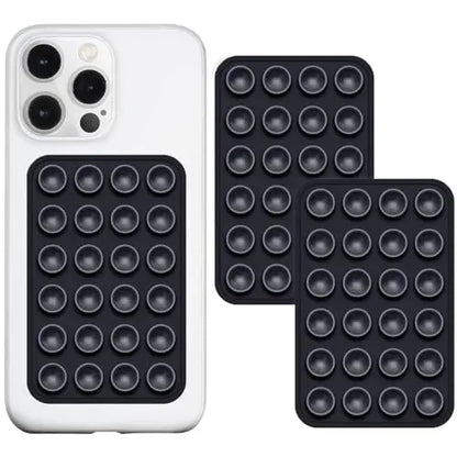 Eayburst Silicone Suction Phone Case Mount – 2-Pack Non-Slip Sticky Grip Holder