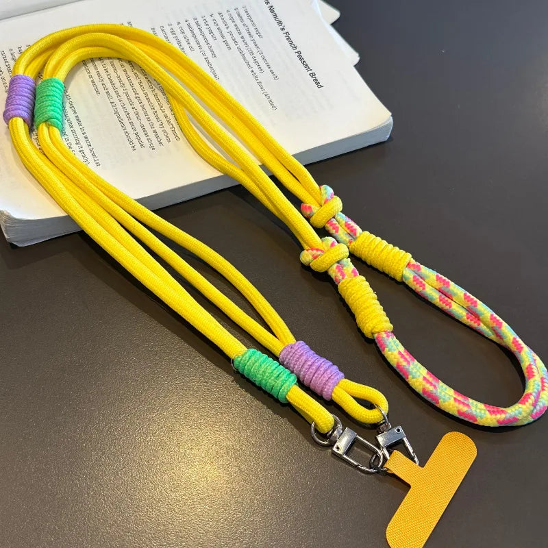 Fashion Knotted Phone Lanyard | Long Crossbody Universal Strap for Cases & Bags