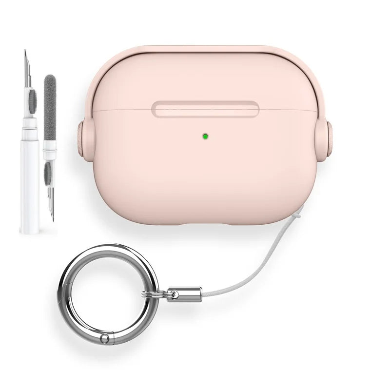 AirPods Pro 3 Case – Cute Music Design with Keychain & Cleaning Kit Included