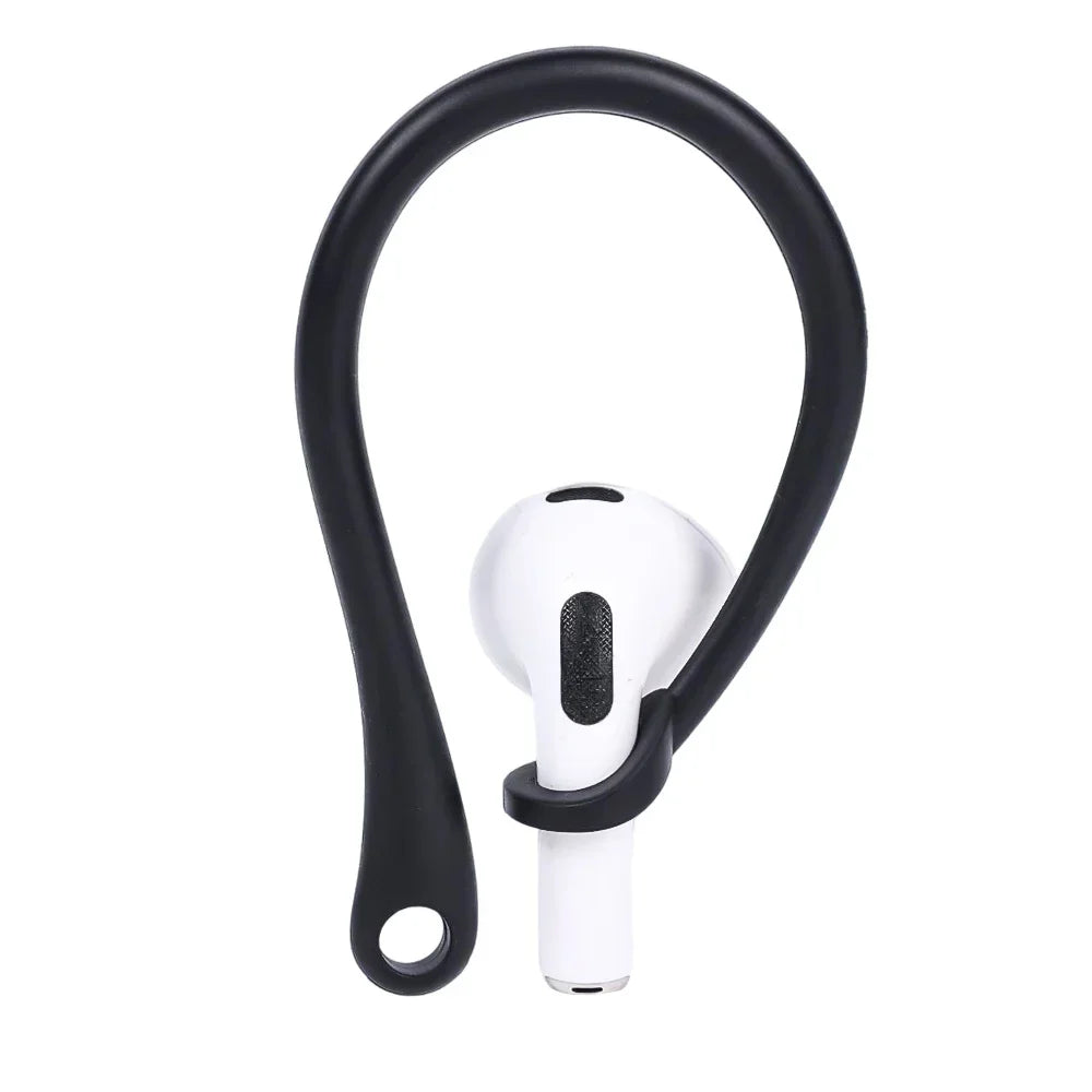 Silicone Anti-Lost Ear Hooks for AirPods Pro & 3, Bluetooth Earphone Holder, Sports Use