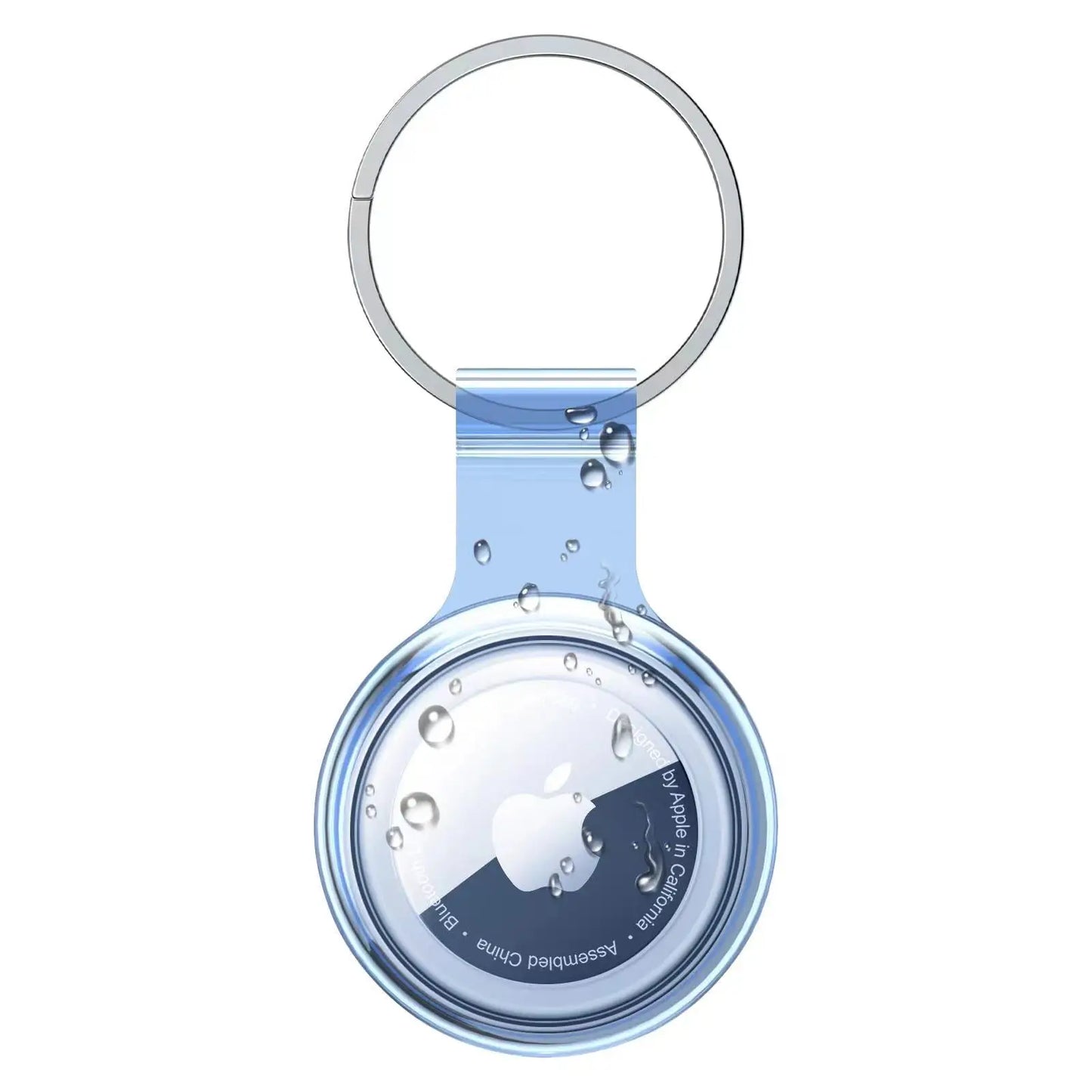 Waterproof AirTag Key Ring Holder, Fully Sealed Compatible with Apple AirTag, Colored
