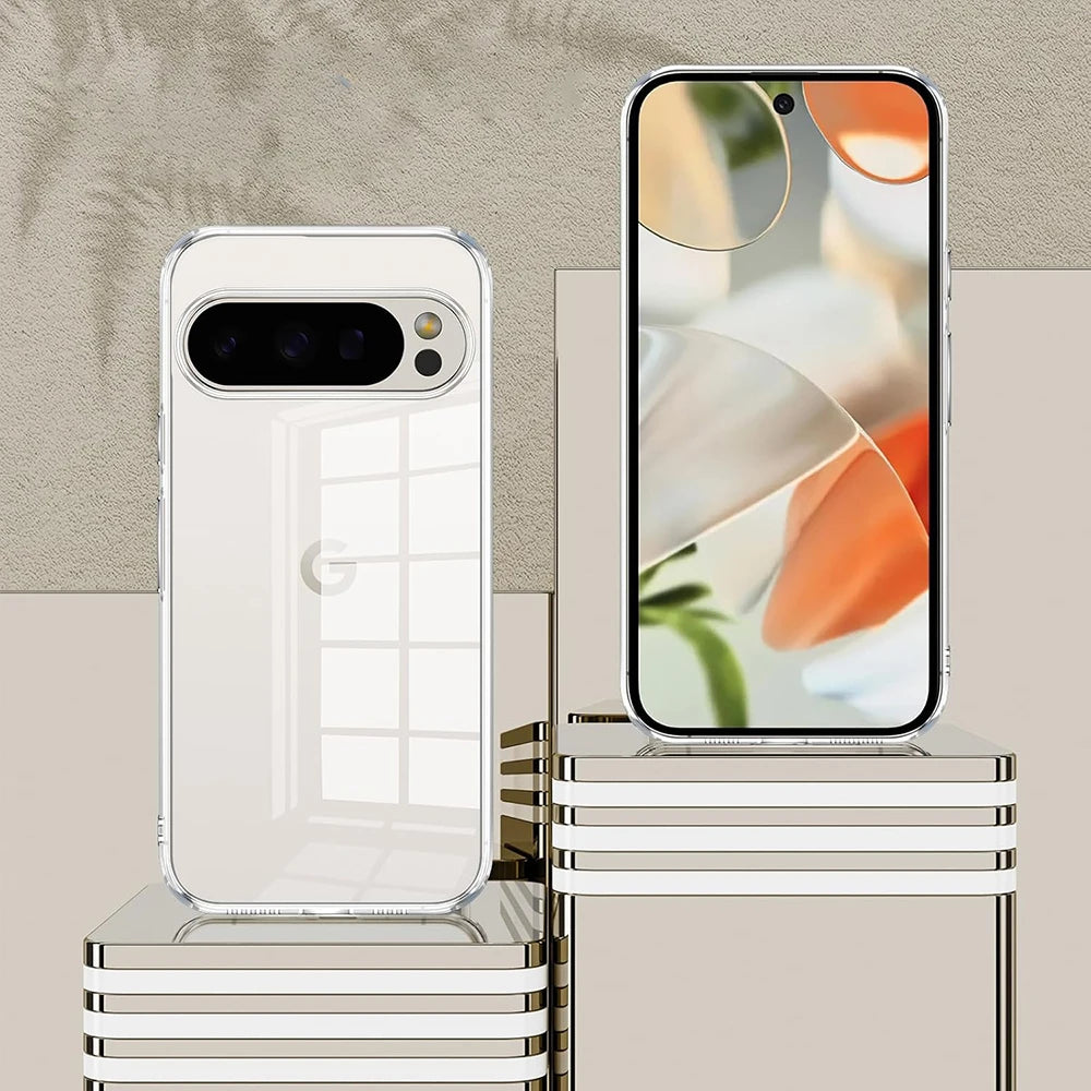 Shockproof Silicone Case for Google Pixel 9A 9 Pro XL 8 7 6 8A 7A 6A Ultra Thin