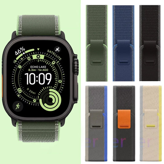 Trail Loop Strap for Apple Watch Ultra 3/2 & Series 11–6 SE Band