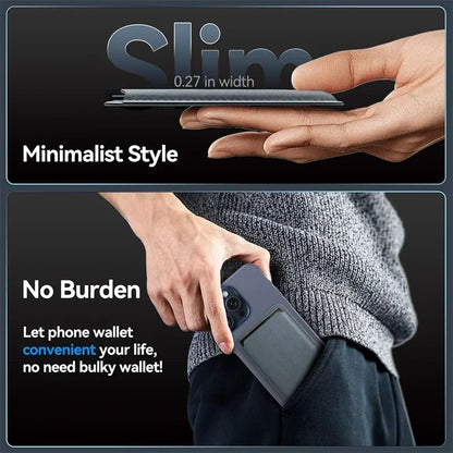 MagSafe Wallet Stand for iPhone 15 14 13 – Magnetic Card Holder