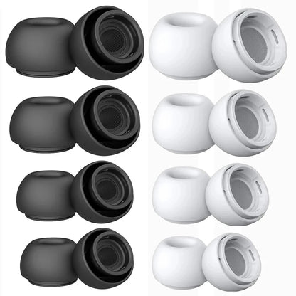 Soft Silicone Ear Tips for AirPods Pro 1 & 2 – Noise-Reducing Earbud Covers