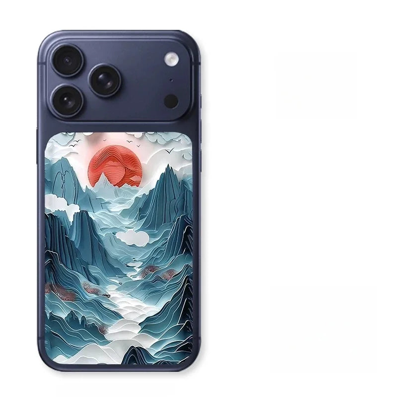 3D Colorful Protective Decal Skin for iPhone 17 Pro Max Back Cover