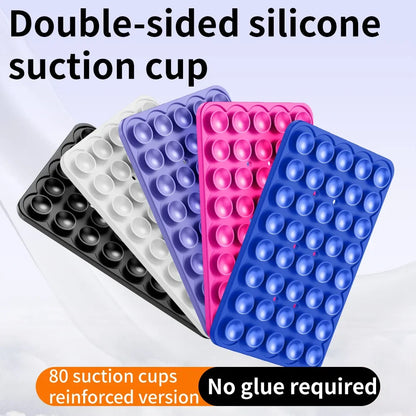 Double-Sided Silicone Suction Pad for Phone Fixing Adhesive Rubber Sucker Pad