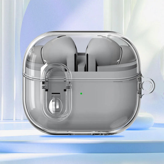 Transparent Secure Lock Case for Samsung Galaxy Buds 3 Pro